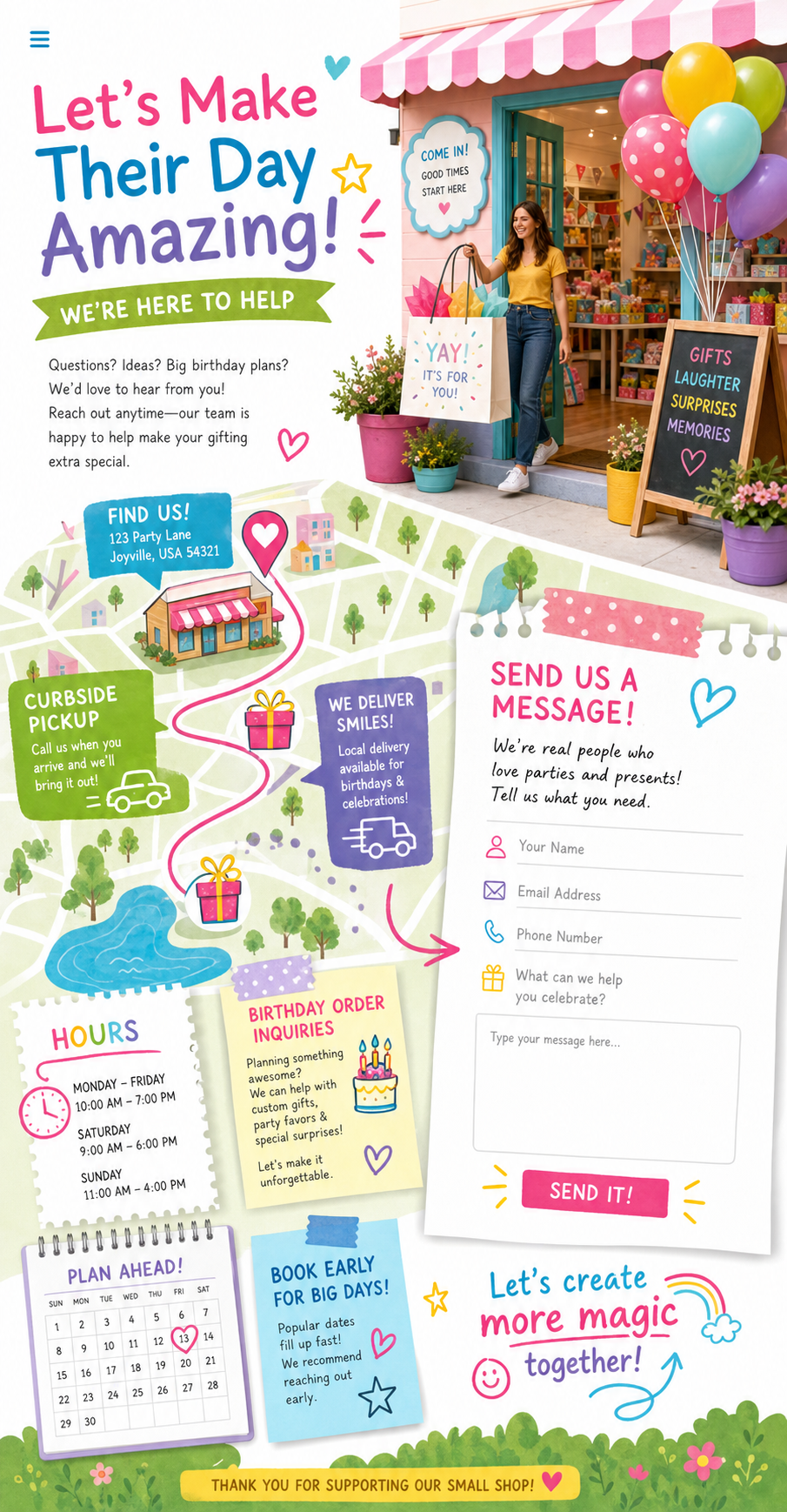 Sprout and Spark storefront